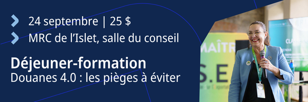 Déjeuner-Formation Douanes 4.0 : Les pièges à éviter - 24 septembre 2026 | 7h30