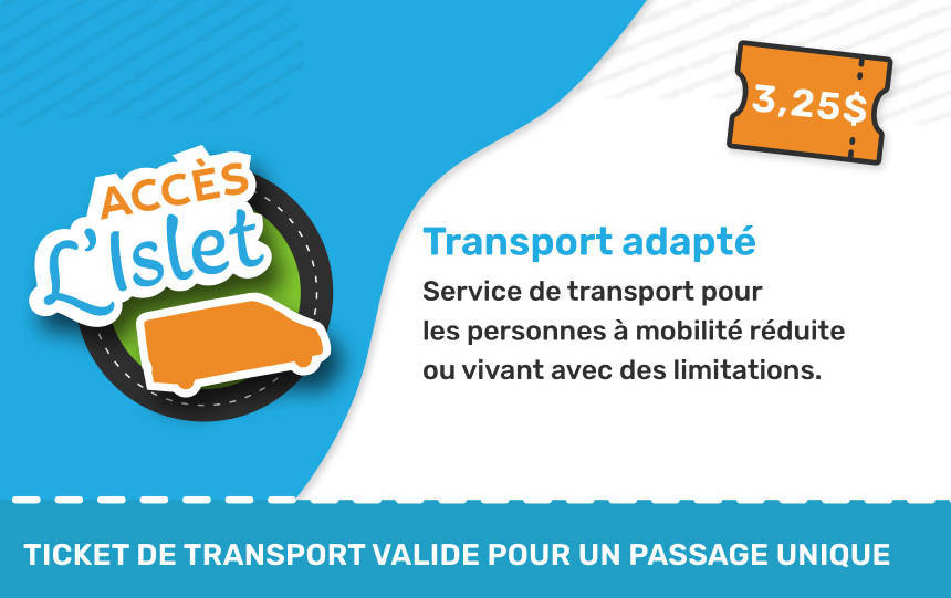 Transport adapté | 10 billets