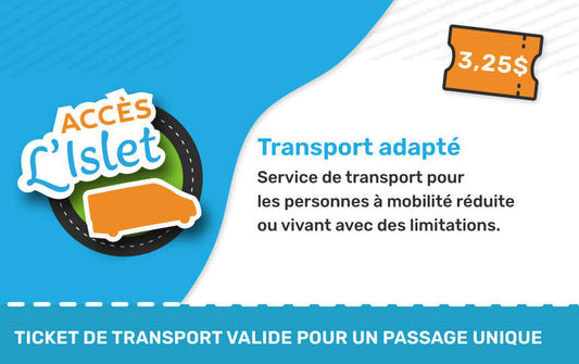 Transport adapté | 10 billets