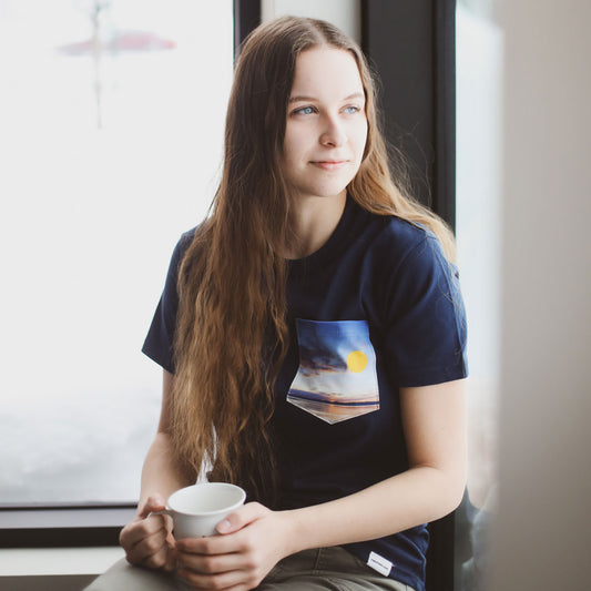 T-shirt marine Région L'Islet - Unisexe